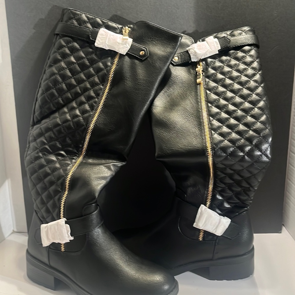 Dream pairs Utah-W boots women’s size 7.5 1.5 in heel 17. 3/4 in tall knee high